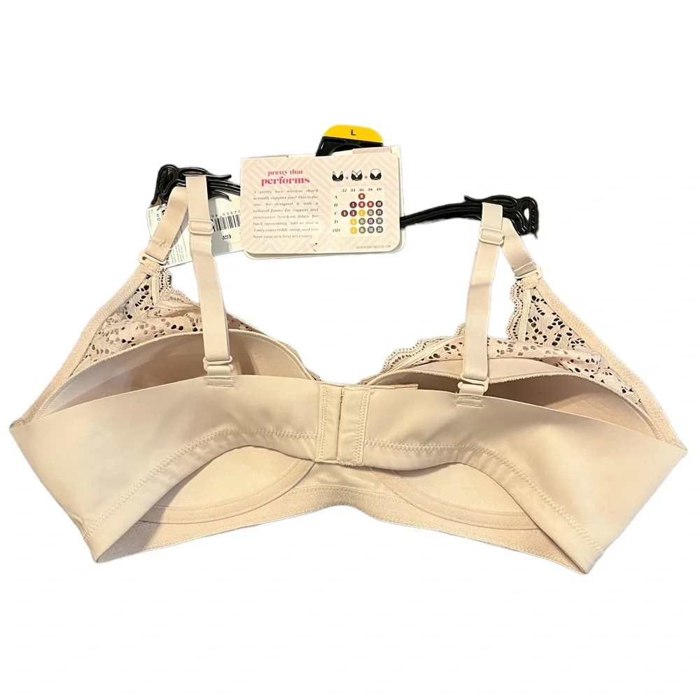 🌟NWT🌟 Maidenform Pretty Lace Wireless Wireless Bra - Size Large